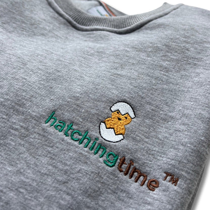 Hatching Time Unisex Crewneck (Gray)